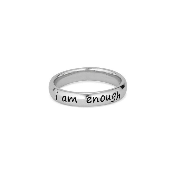 I Am Enough Empowerment Ring (SIZED) - Picture 7 of 8